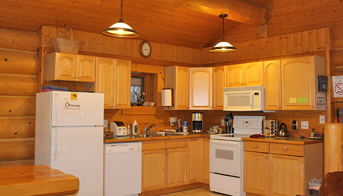 Angler Cabin Kitchen